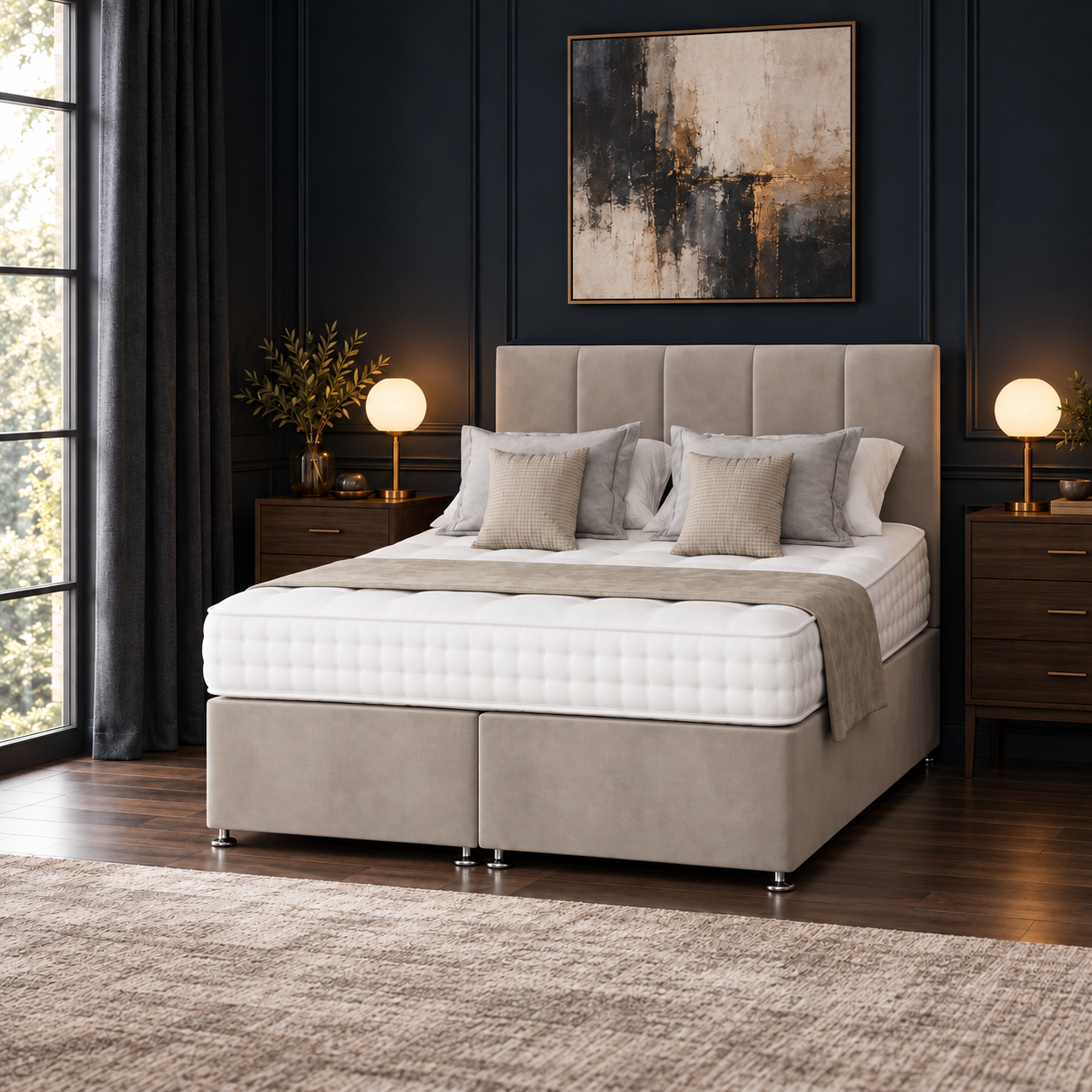 Hartley 5 Panel Electric Adjustable Divan Bed