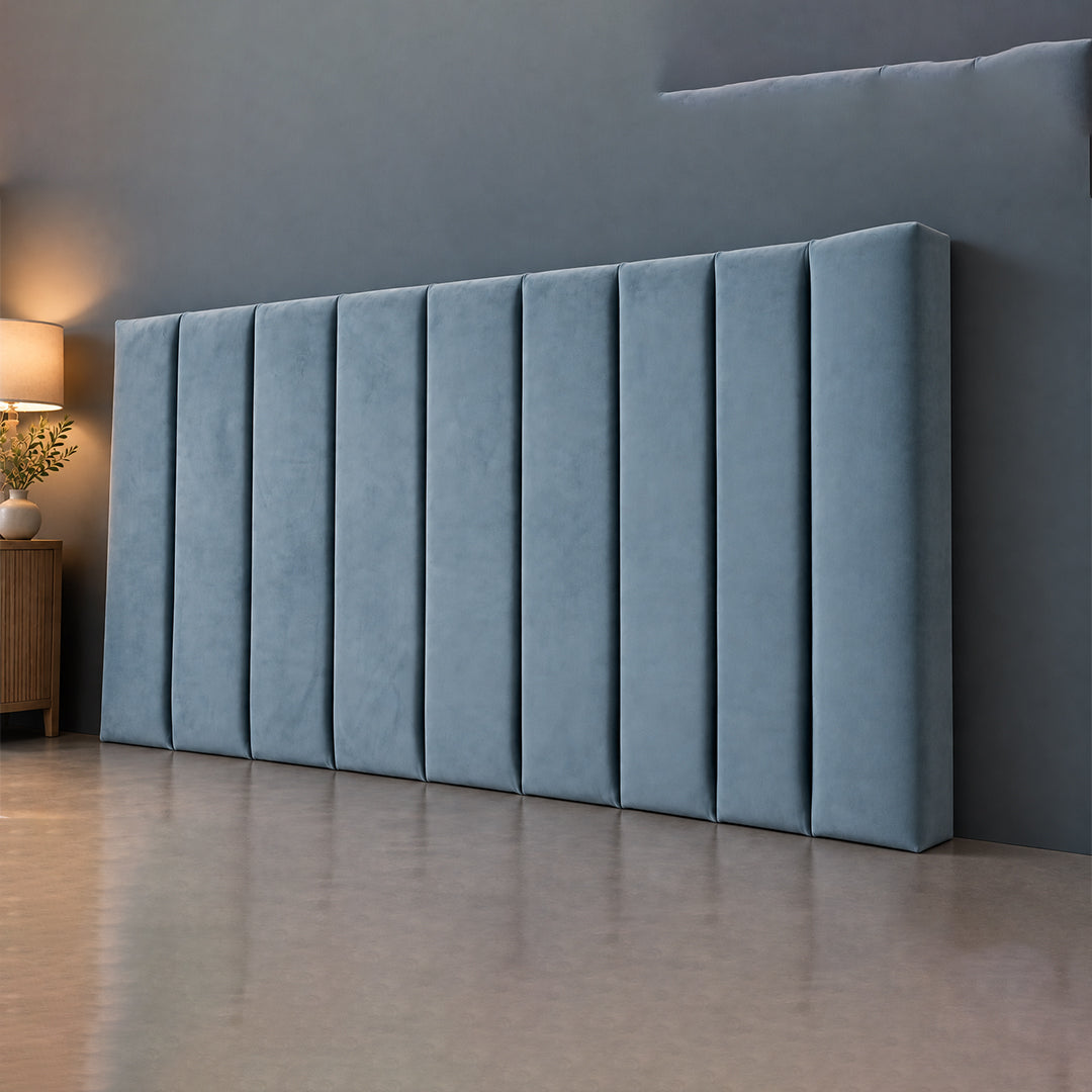 Clara Vertical Lined Upholstered Headboard
