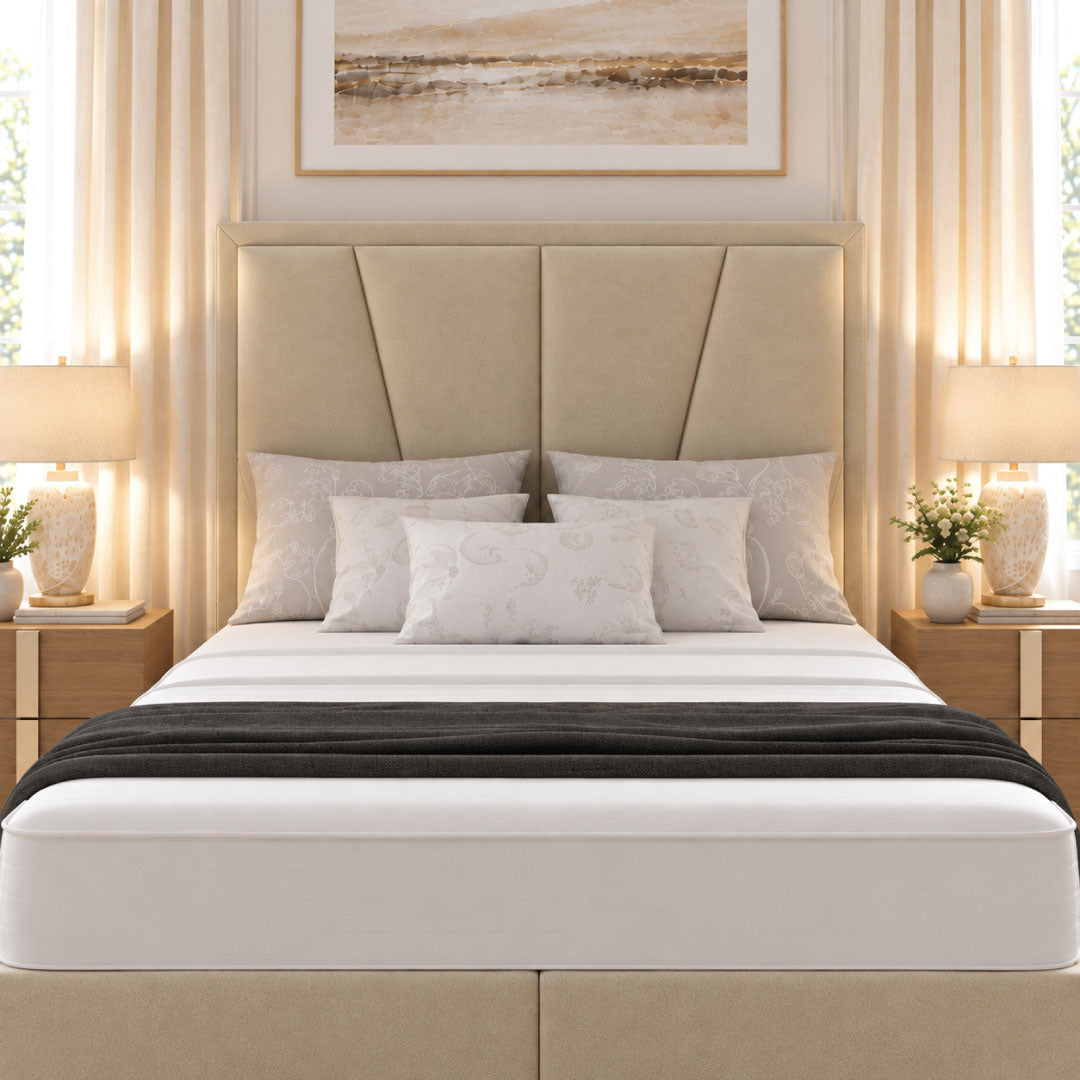 Champagne Ottoman Divan Bed