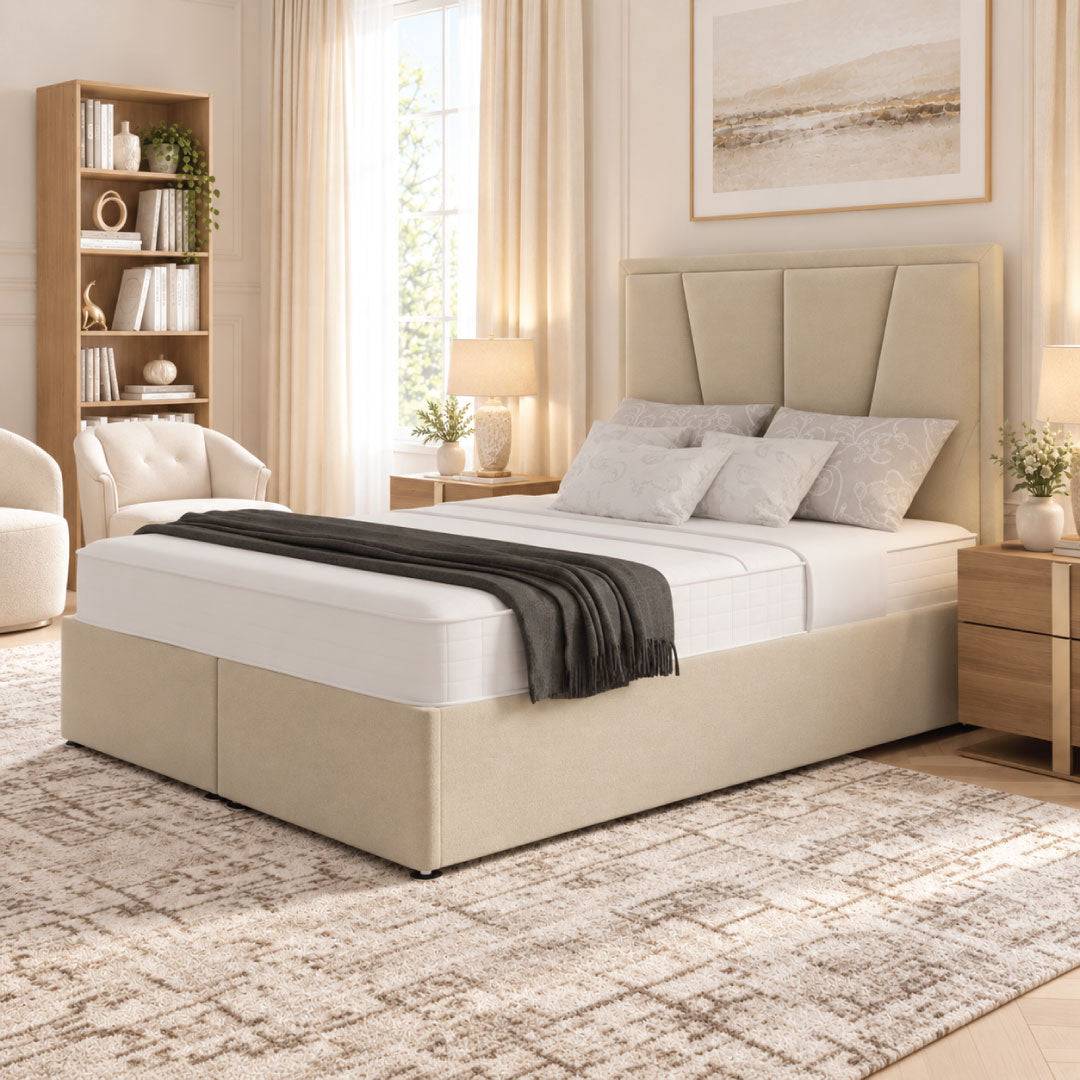 Champagne Ottoman Divan Bed