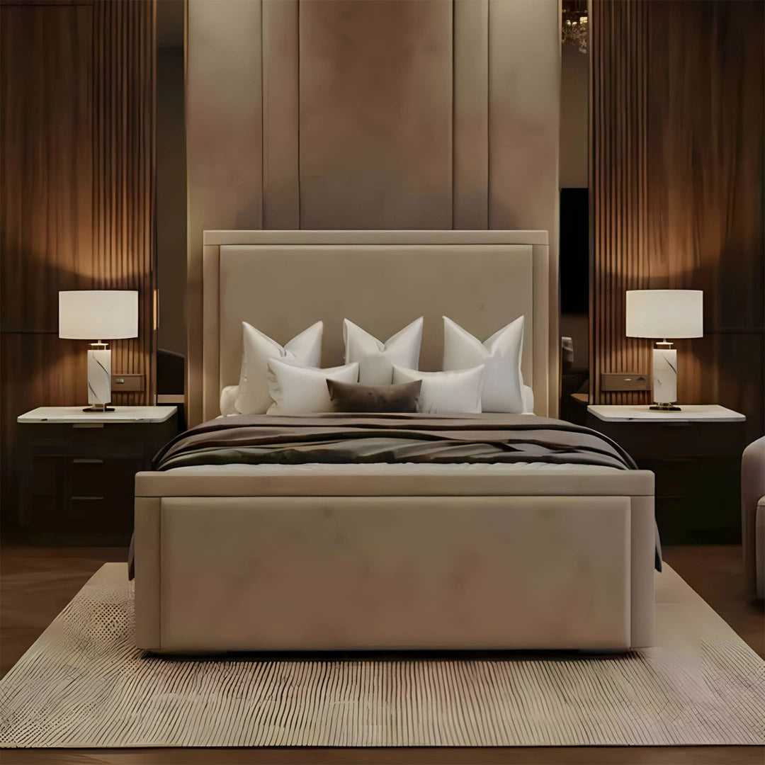 Florence Art Deco Upholstered Bed