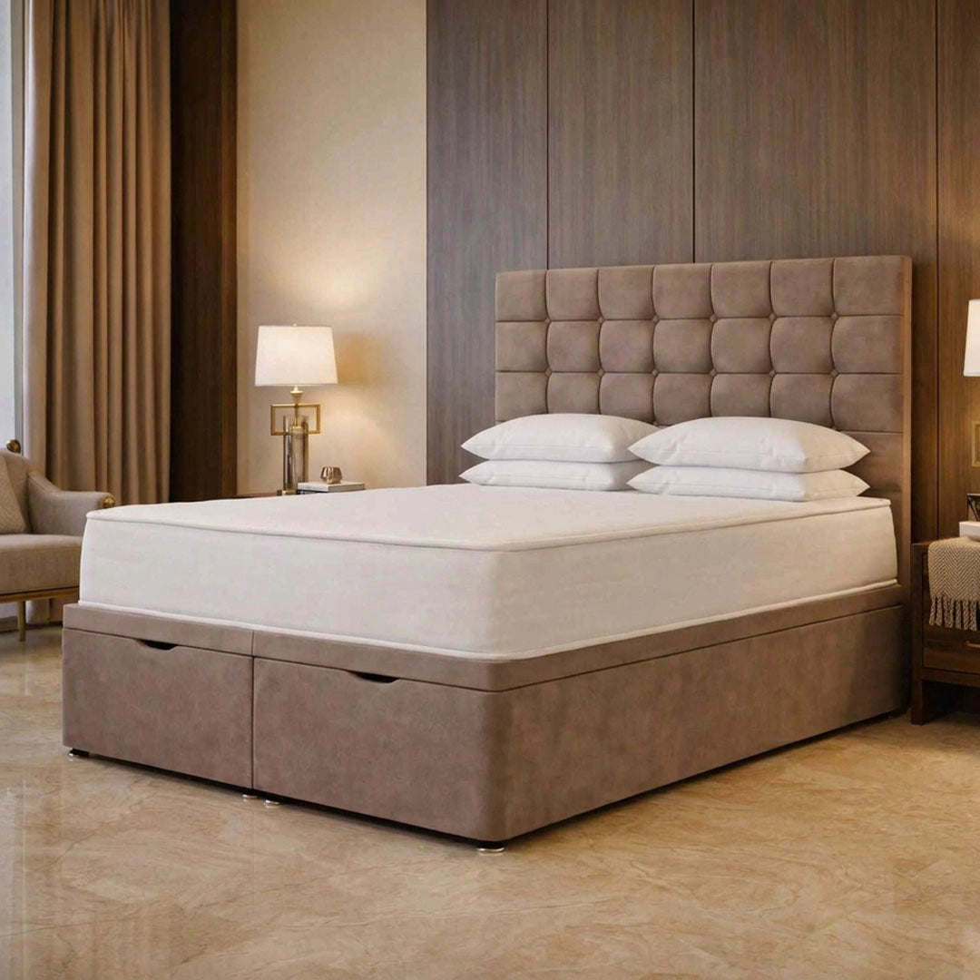 Golden Ottoman Divan Bed