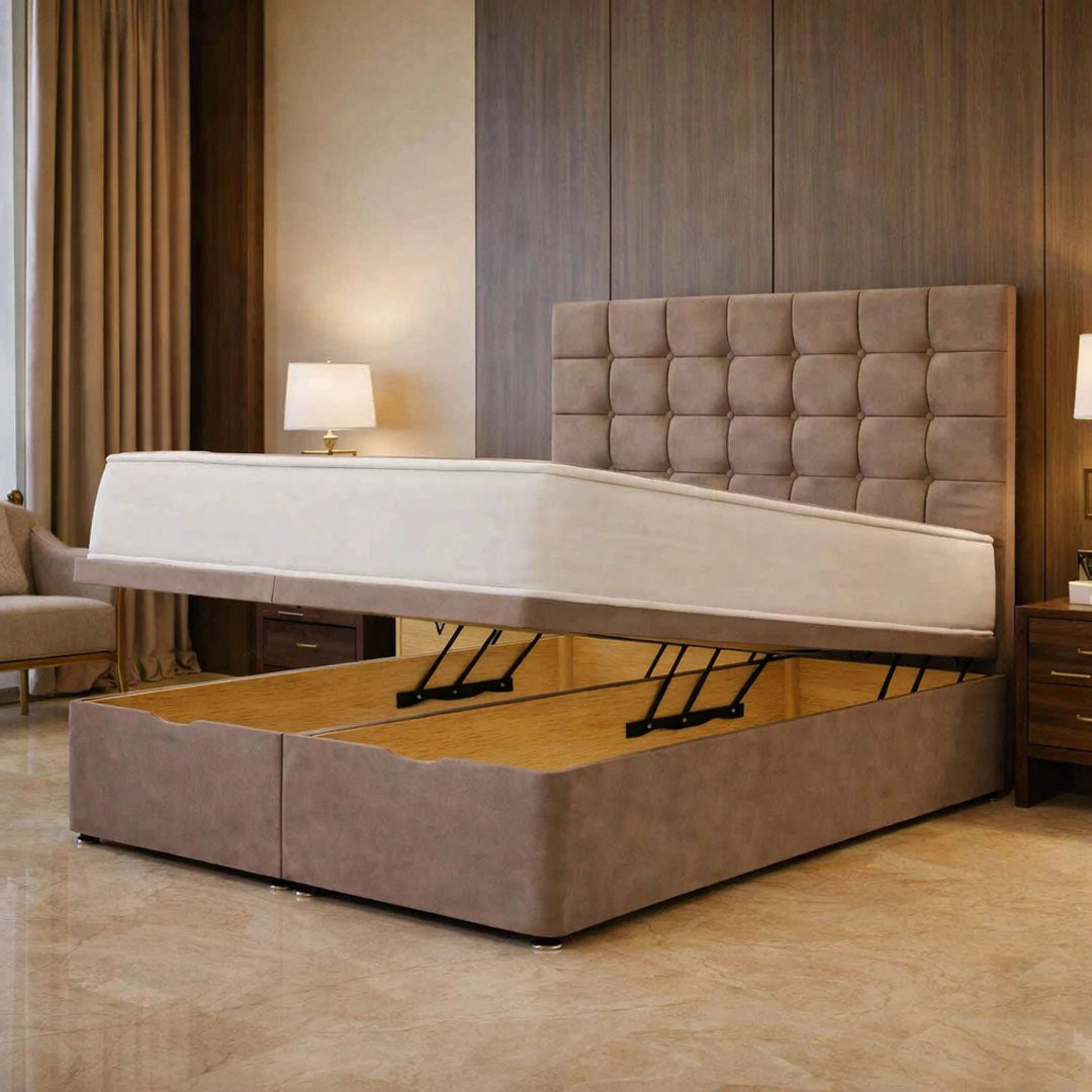 Golden Ottoman Divan Bed