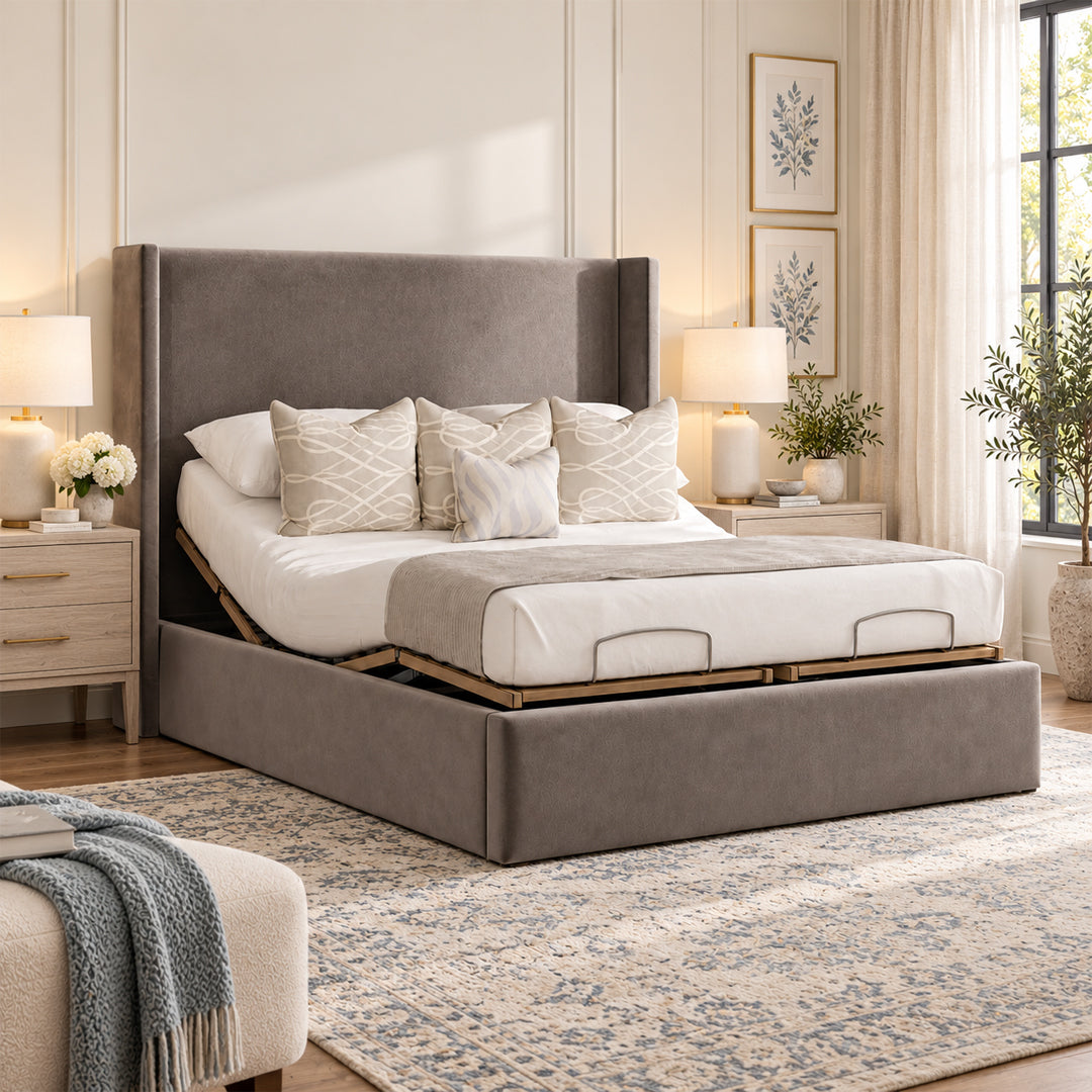Wentworth Winged Electric Adjustable Bed