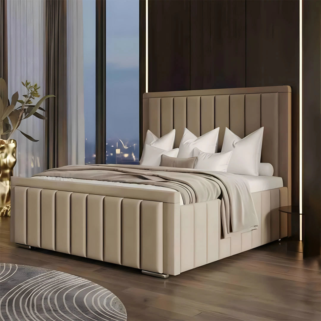 Kensington Diamond Tufted Upholstered Bed