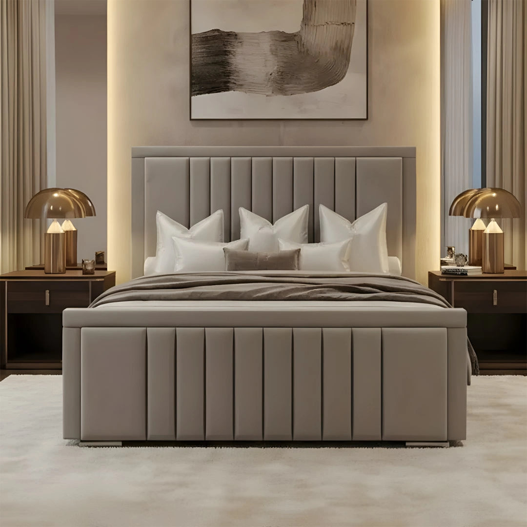 Oxford Angled Panel Upholstered Bed