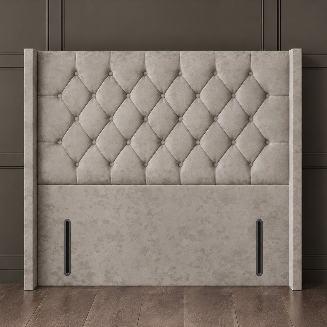 Regent Wing 54-Inch Floor Standing Upholstered Headboard