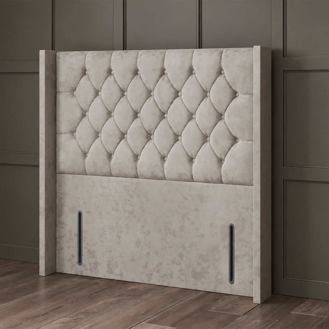 Regent Wing 54-Inch Floor Standing Upholstered Headboard