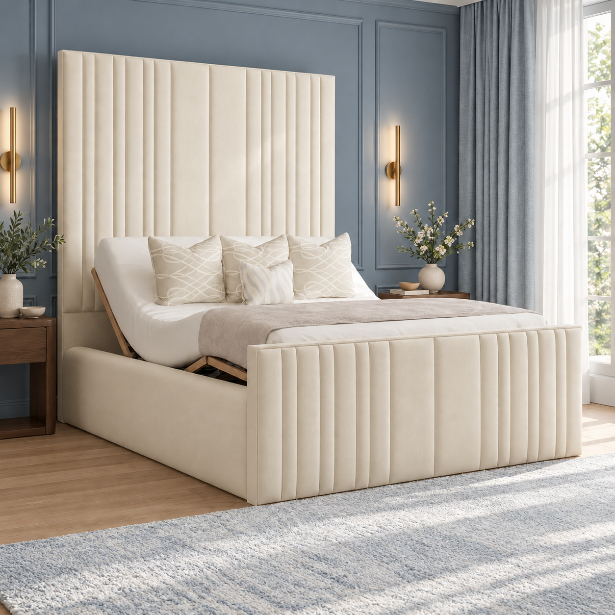 Sandringham Panel Electric Adjustable Bed