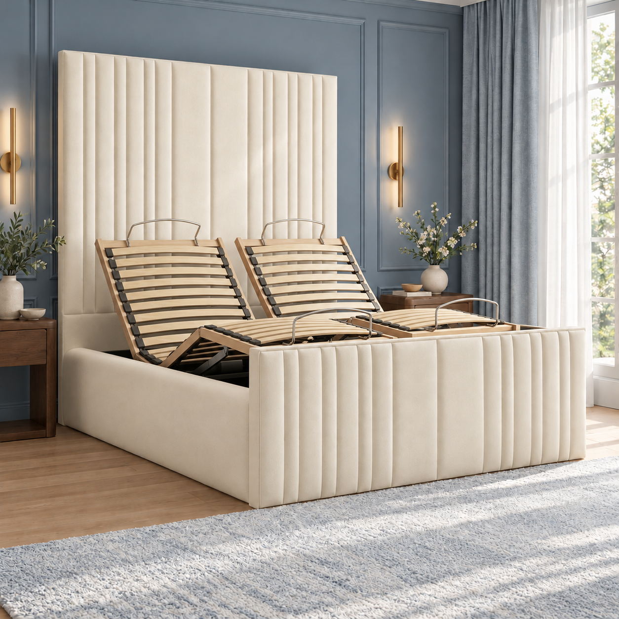 Sandringham Panel Electric Adjustable Bed