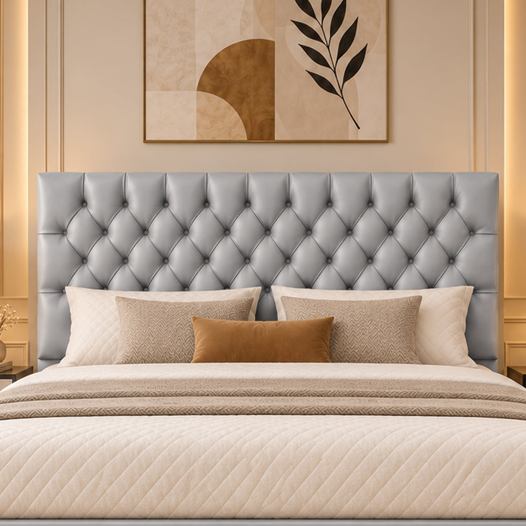 Silver Ottoman Divan Bed