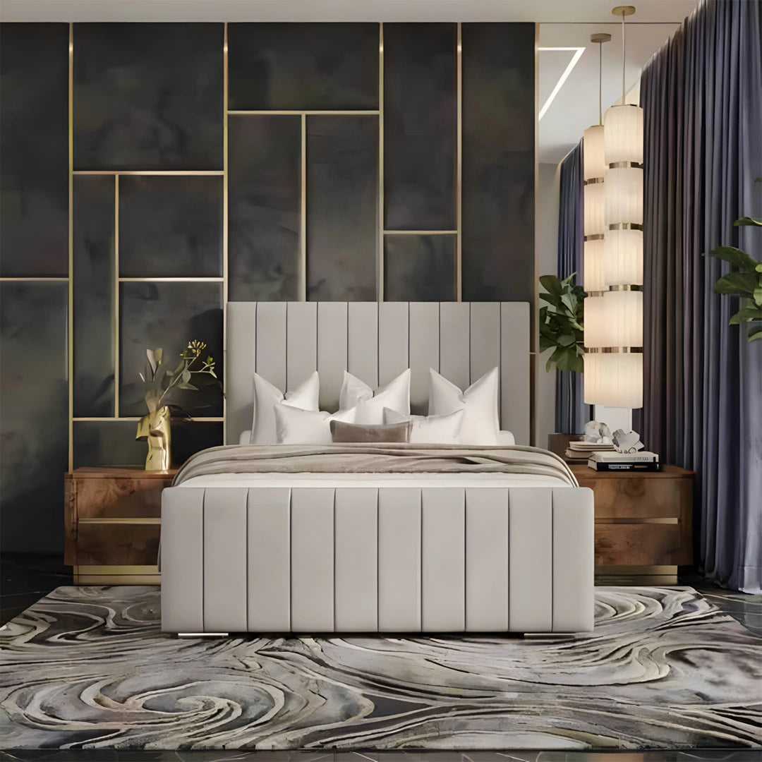 Victoria Panel Upholstered Bed