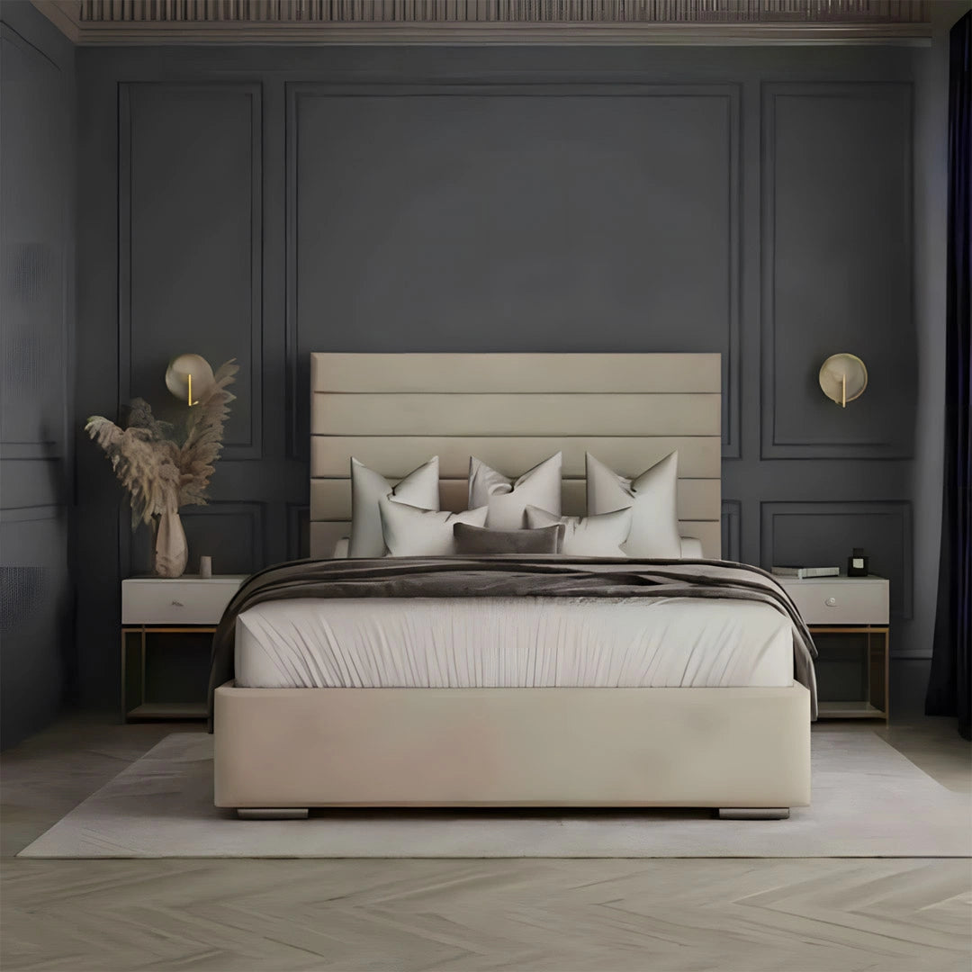 Victoria Vertical Panel Upholstered Bed