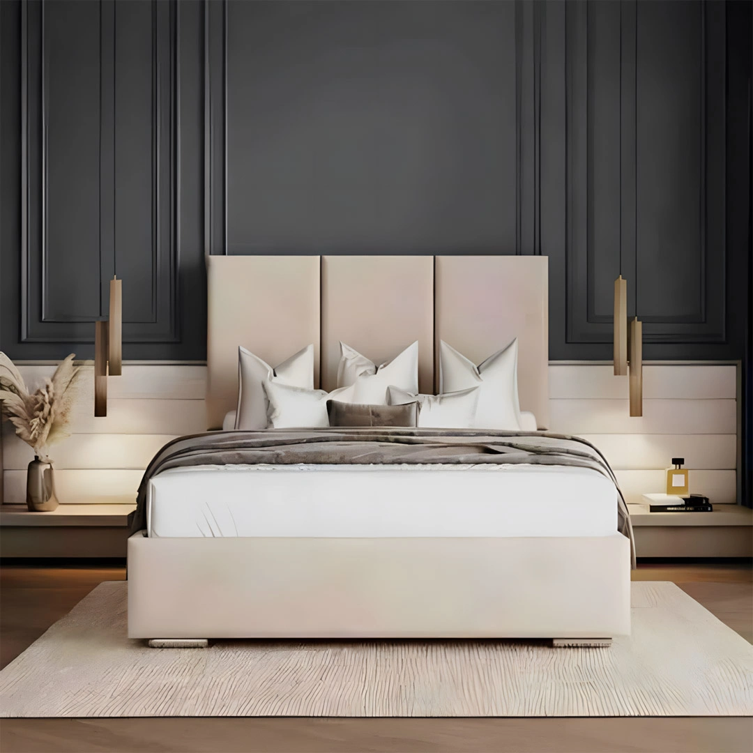 tufted upholstered bed Super Beds 2026 Florence Scroll Tufted Upholstered Bed
